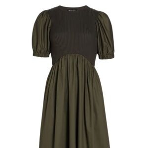 En Saison Shelburne Olive Midi Dress - Size S